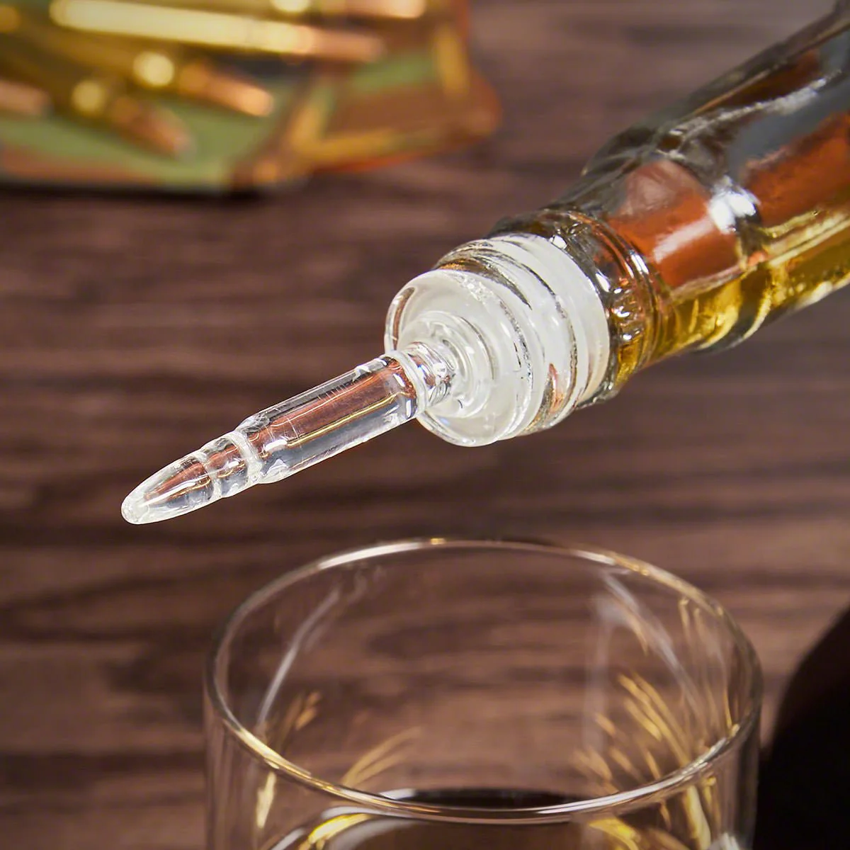 AK-47 Gun Whiskey Decanter Set with 4 Bullet Glasses - Image 5