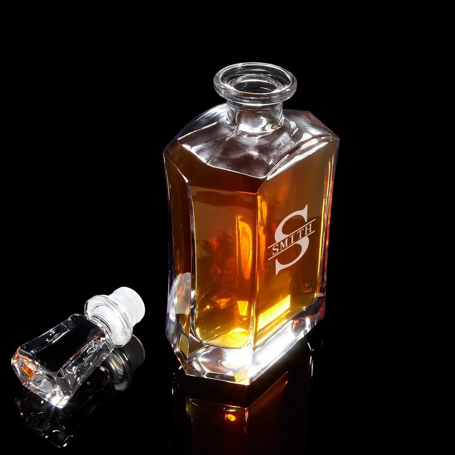 Ashcroft Custom Whiskey Gifts for Men 12pc with Personalized Decanter Set and Whiskey Stones - Image 7