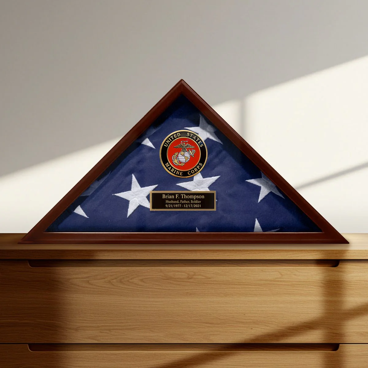 Custom Cherry Flag Case US Marine Corps Gift - Made in USA - 5x9.5 ft Memorial Flags - Image 6