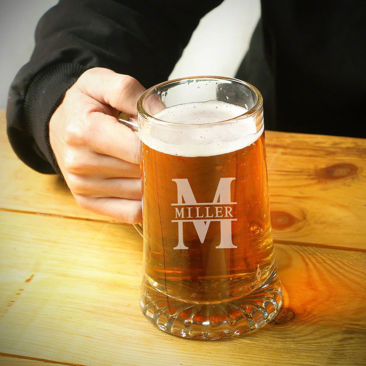 Custom Groomsmen Beer Mug Gift Ideas - Set of 6 Cigar Lighter & Beer Gifts - Image 5