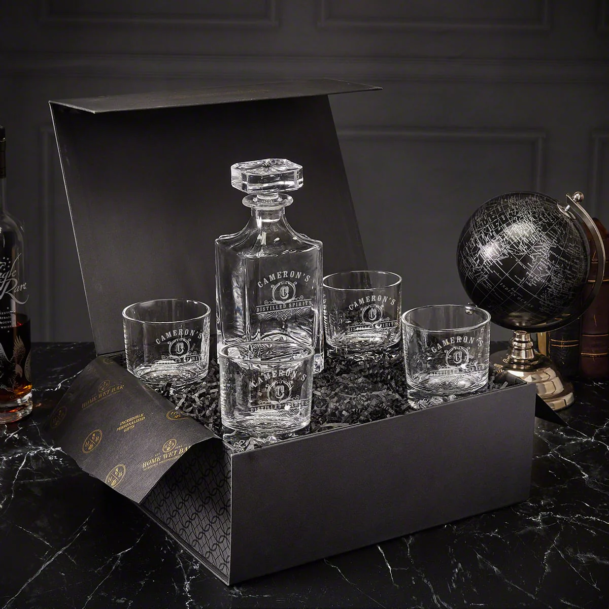 Custom Vodka Gift Set with Glacier Cocktail Glasses - 6pc - Image 8