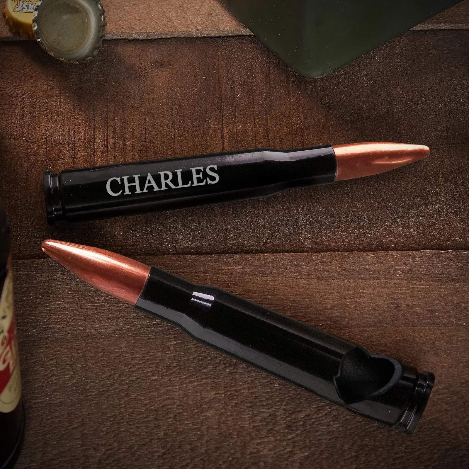 Engraved 50 Cal Bullet Groomsmen Bottle Openers Set of 5 - Image 4