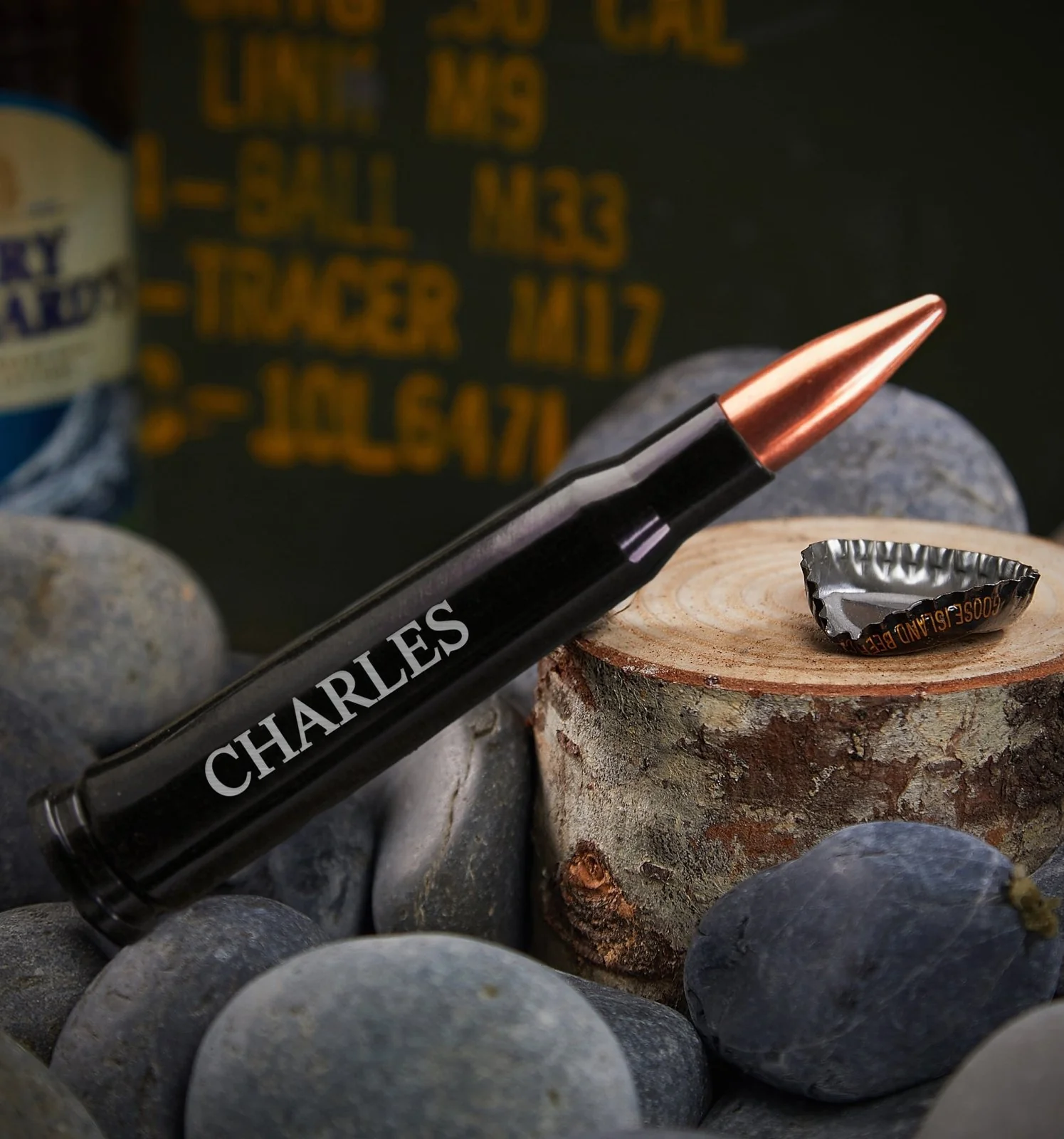 Engraved 50 Cal Bullet Groomsmen Bottle Openers Set of 5 - Image 5
