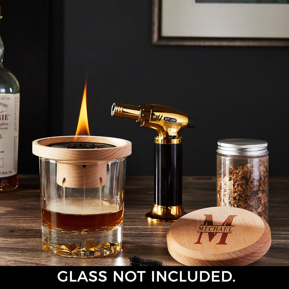 Halo Engraved Cocktail Smoker Kit 5pc with Torch - Image 4