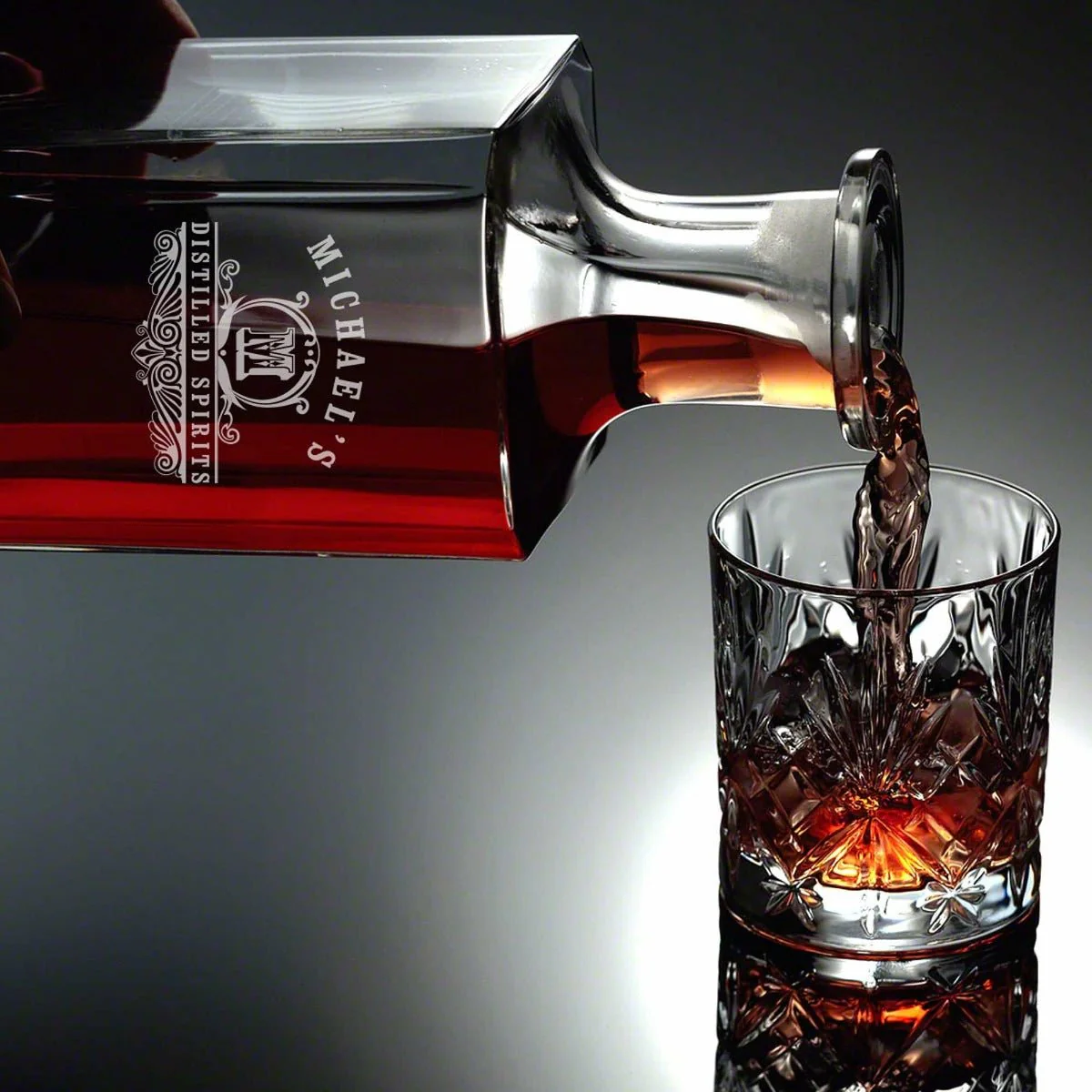 Custom Design Carson Whiskey Decanter - Image 4