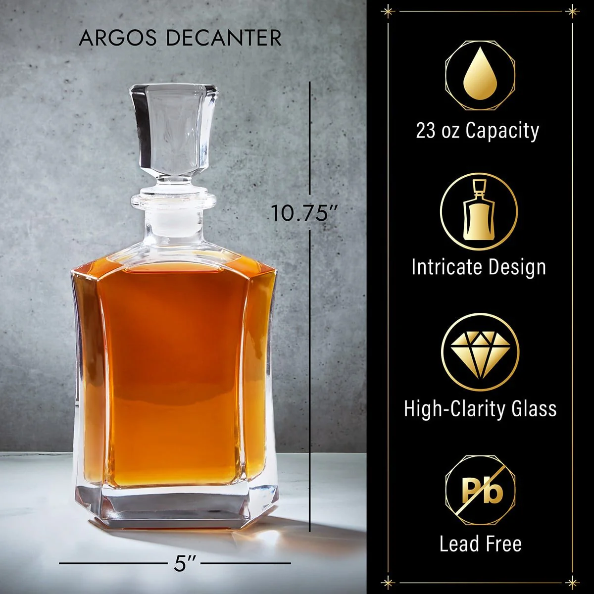 Engraved Firefighter Liquor Decanter Set with Whiskey Glasses - Handcrafted Box - Image 5
