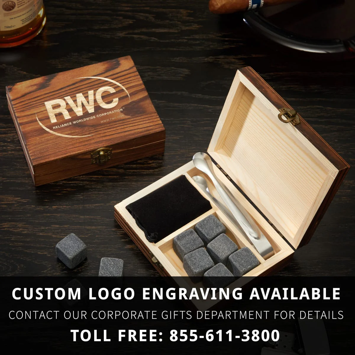 Custom Engraved Whiskey Stones Set - Image 6