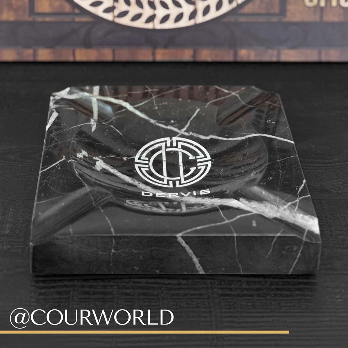 Engraved Cigar Ashtray and Cigar Glass Gift Set - Image 5
