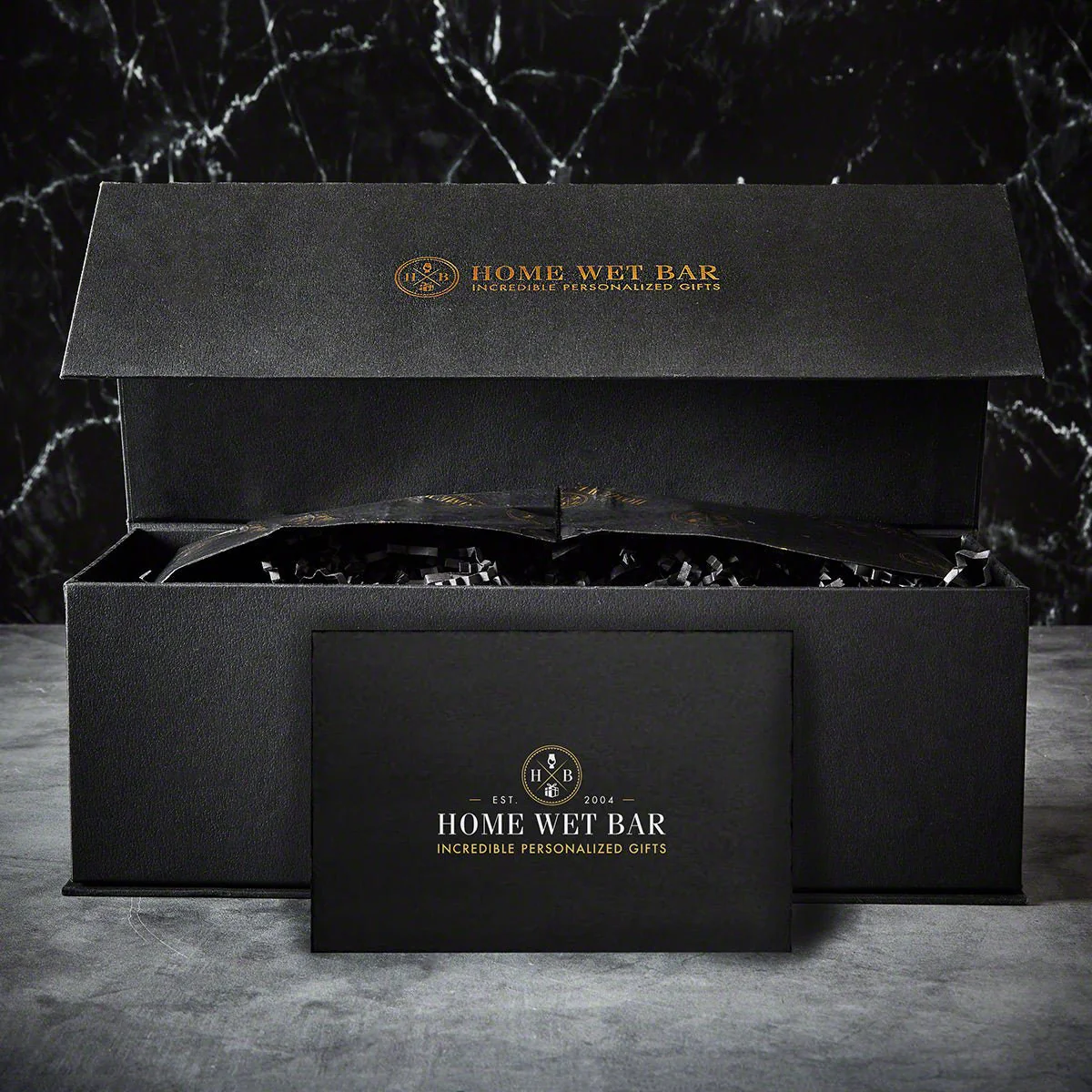 Personalized Whiskey Decanter with Rocks Glasses & Luxury Box Set - 7pc - Image 9