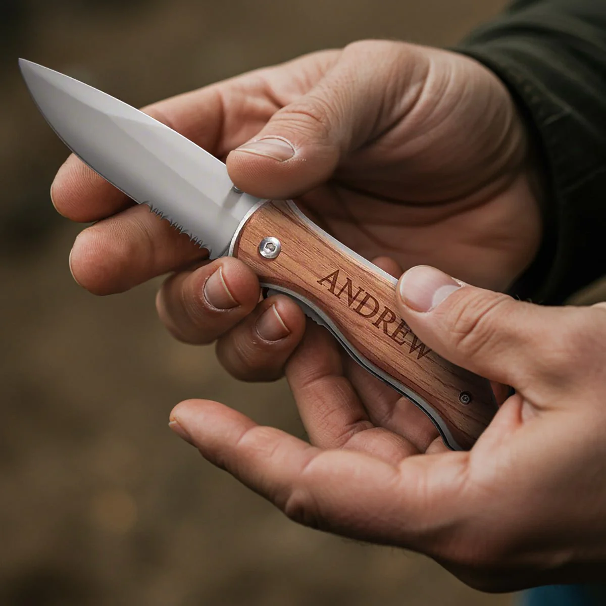 Personalized Pocket Knife Gift Set - Image 3